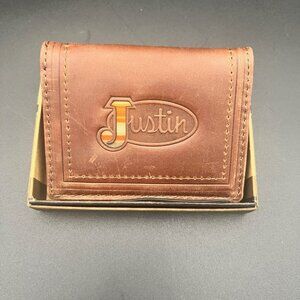 Justin Boots Bifold Card Wallet RFID
